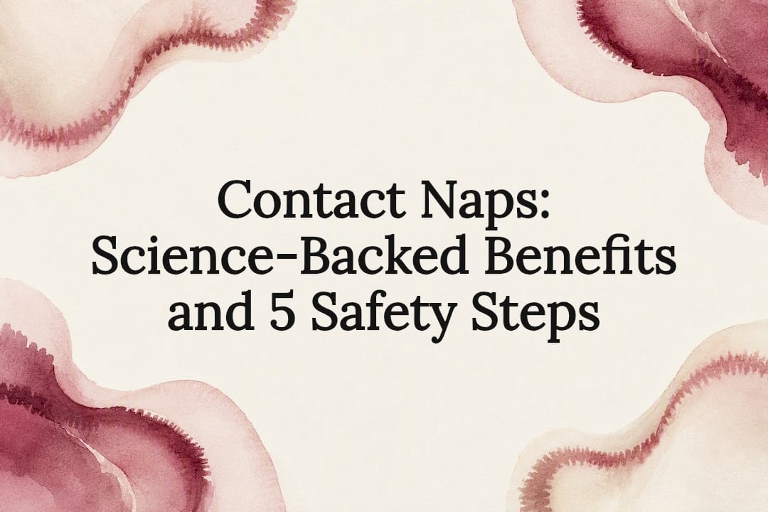 Decorative contact naps title card